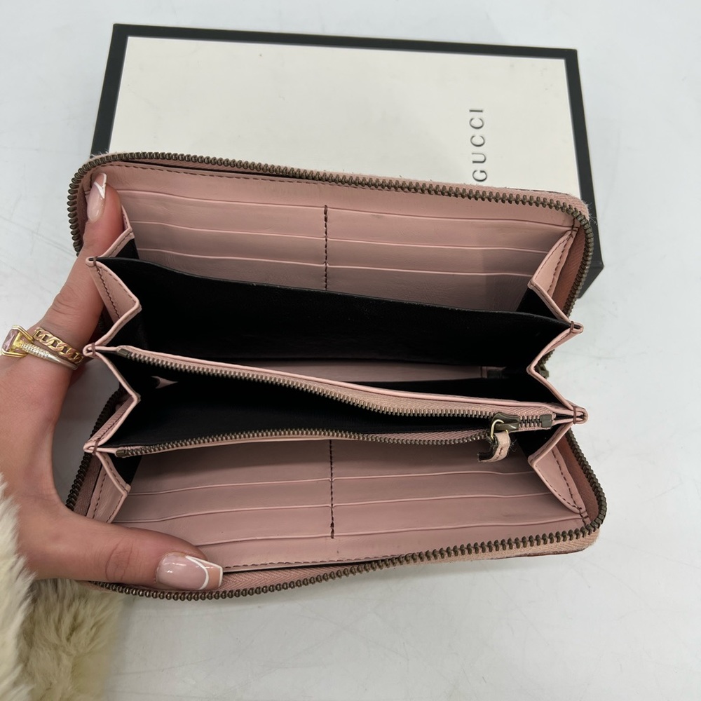 Gucci Marmont Python Wallet - image 6